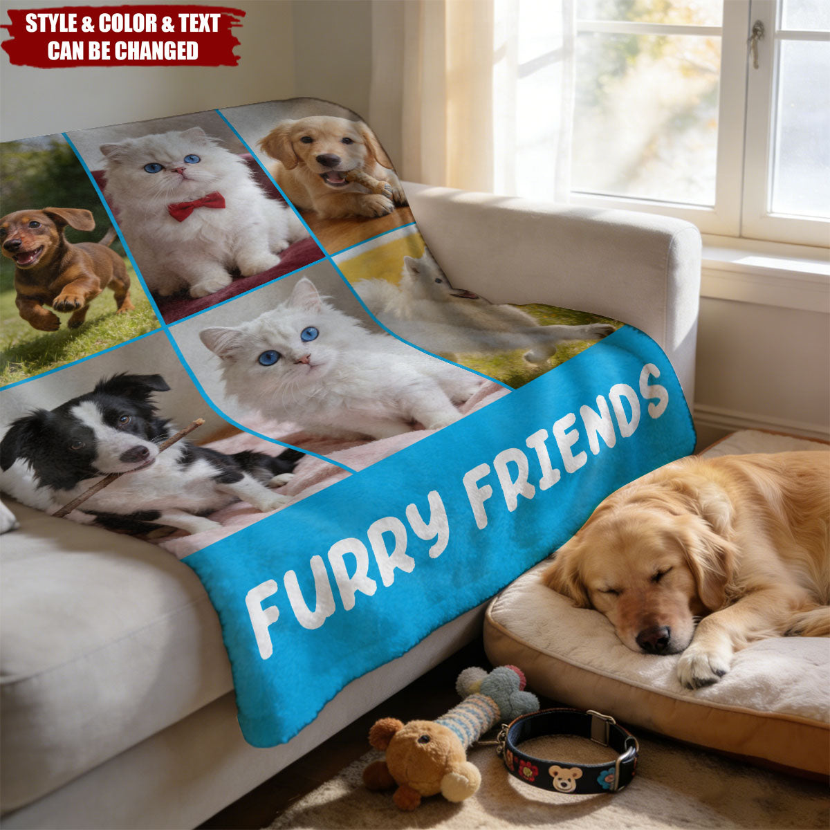 Personalized Photo Blanket, Photo Blanket with Text, Personalized Gift, Memorial Blanket, Anniversary Gift