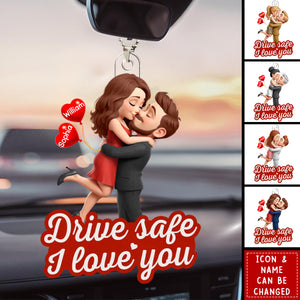 Personalized Acrylic Ornament -  Anniversary Wedding Gifts For Husband And Wife, Him And Her - Forever Yours No Refunds