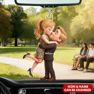 Personalized Couple Acrylic Ornament - Anniversary Wedding Gifts - Forever Yours No Refunds