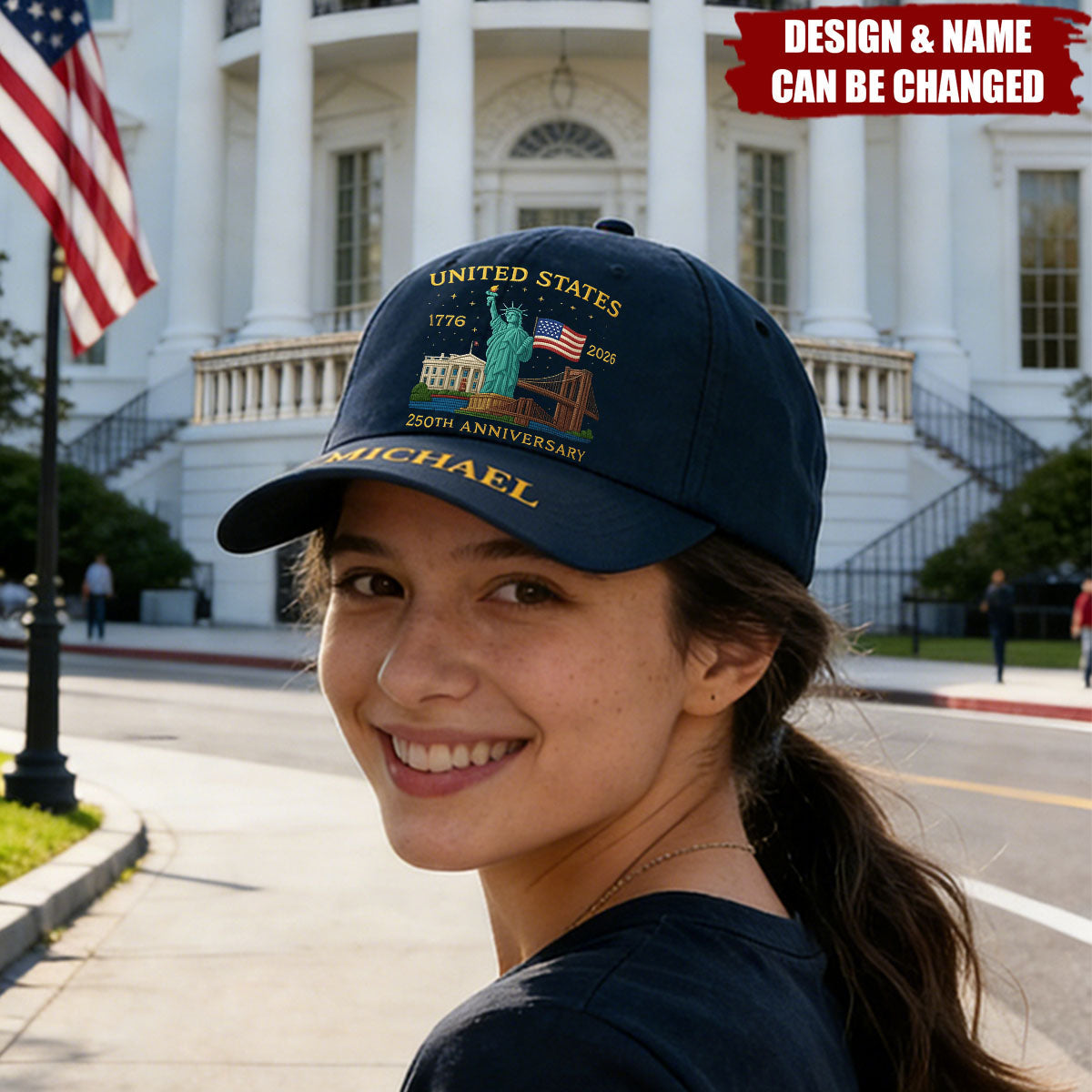250th Anniversary - Personalized Bald Eagle Classic Cap