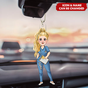 For All That You Are - Personalized Nurse Car Ornament