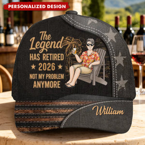 Custom Hat, All Over Print Classic Cap - Personalized Retirement Gifts For Women, Men - Enjoy Life On Your Terms