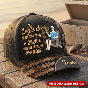 Custom Hat, All Over Print Classic Cap - Personalized Retirement Gifts For Women, Men - Enjoy Life On Your Terms