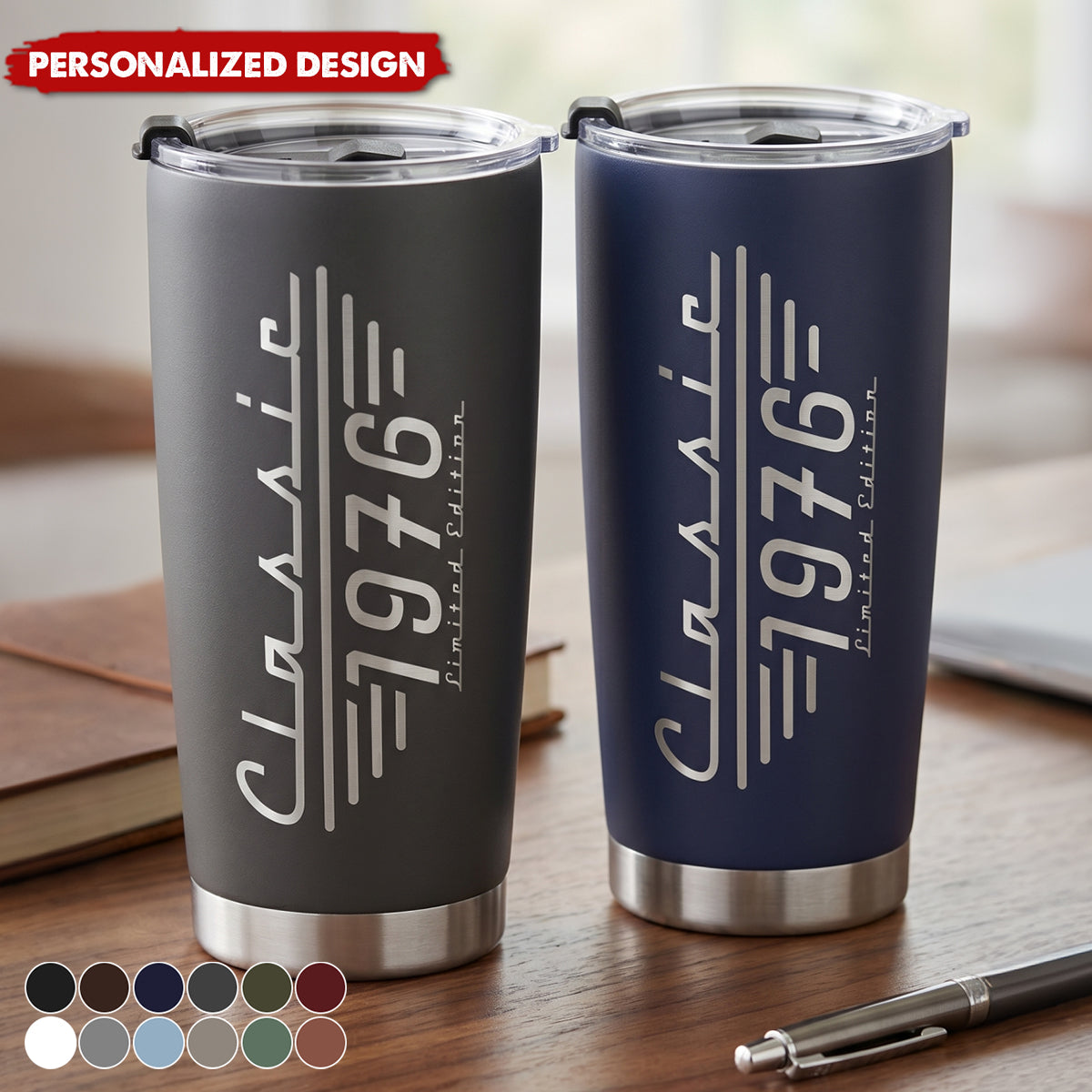 Classic Limited Edition Tumbler - Personalized Gift For For Him, Husband, Dad, Grandpa