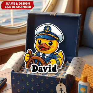 Cute Duck - Cruise Door Signs Stateroom Decor Cruising Family Vacation, Girls Trip - Personalized Magnet