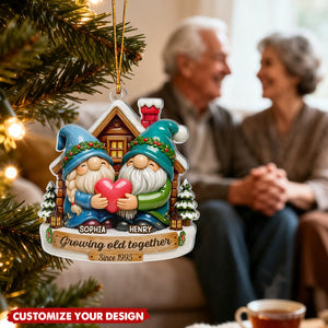 Custom Acrylic Ornament - Personalized Anniversary Christmas Wedding Gifts For Husband And Wife - Always Us, Always Love