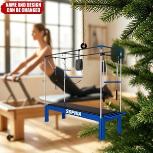 Custom Pilates Equipment Ornament - Pilates Cadillac Christmas 2026 Ornament