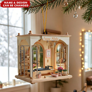 Personalized Pilates Studio Christmas Ornament - Gift For Pilates Teacher Or Enthusiast