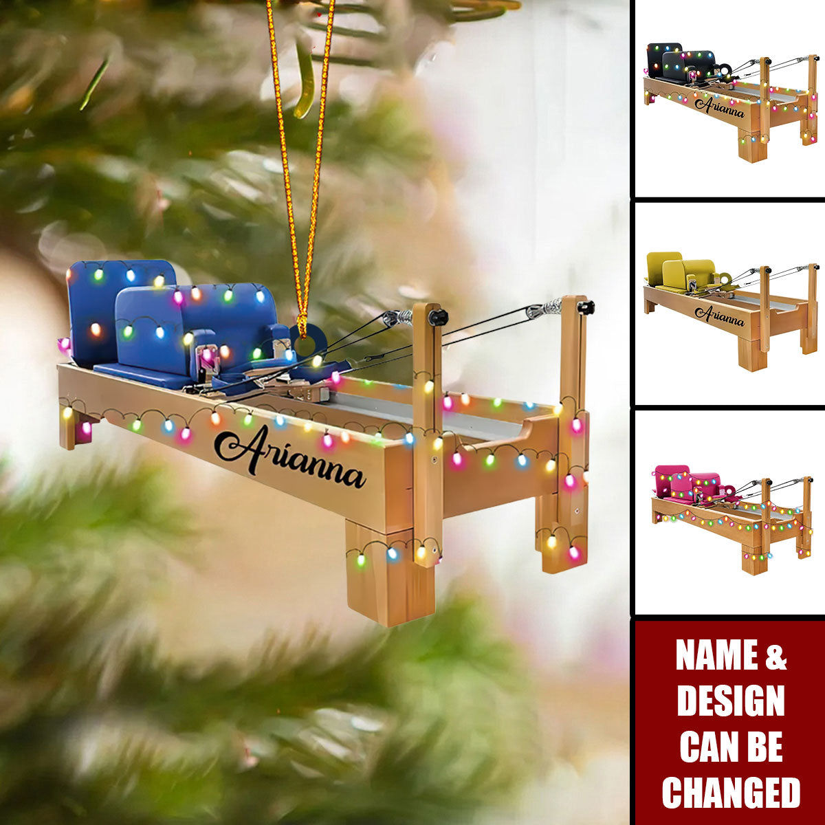 Pilates Equipment Ornament 2026 - Gift For Pilates Teacher Or Enthusiast
