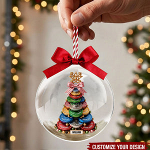 Weight Plate Tree Christmas Ornament - Personalized Gifts For Gym Lovers