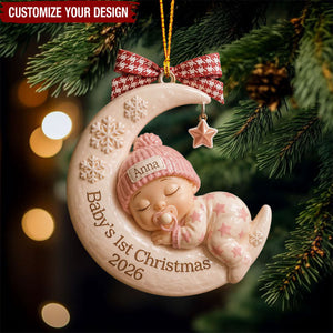 Baby's First Christmas - Personalized Acrylic Ornament