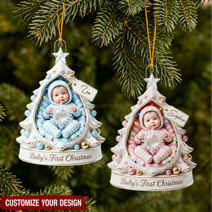 Baby First Christmas 2026 - Personalized Baby Keepsake