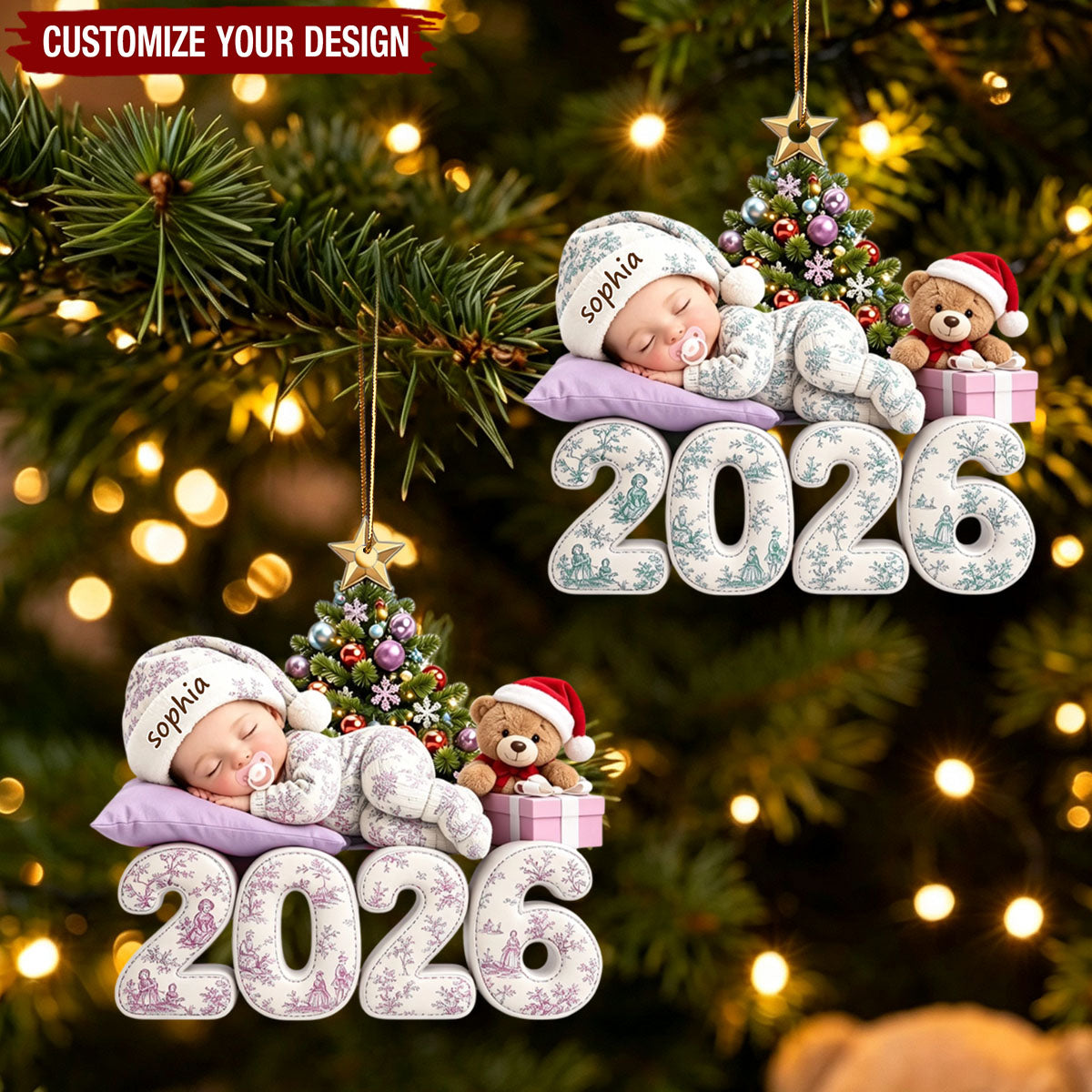 Our Greatest Blessing Ever - Personalized Acrylic Custom Shape Ornament