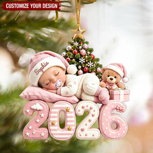 Personalized Baby's First Christmas Acrylic Ornament