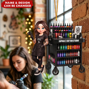 Tattoo Artist Ink Tattoo - Personalized Acrylic Ornament