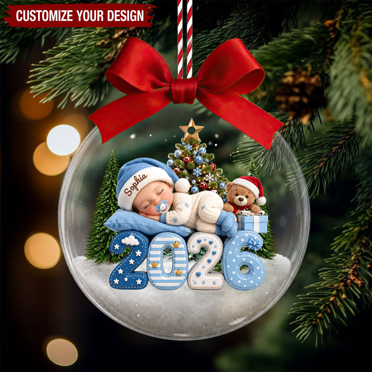 Our Greatest Blessing Ever - Personalized Acrylic Ornament