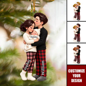 New Chapter First Christmas As Family Of Three - Christmas Tree Keepsake For New Parents