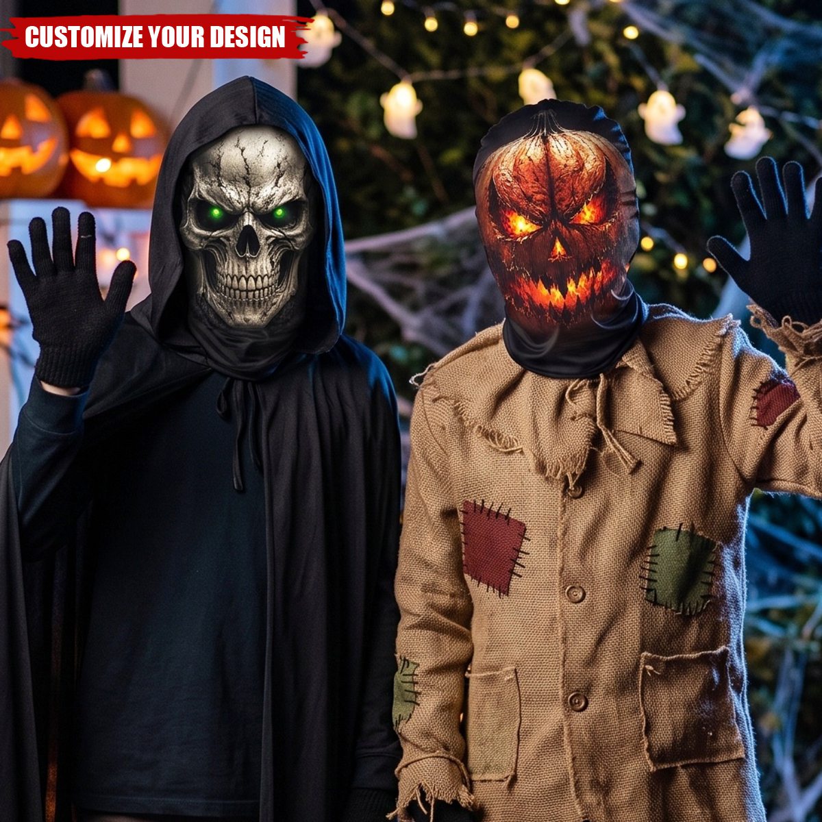 Custom Balaclava Mask - Personalized Halloween Birthday Gifts For Him, Her