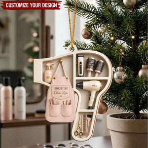 Personalized Hairstylist Ornament - Hairstylist Gift For Woman