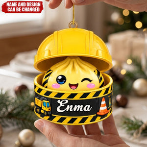 Custom Dumpling Acrylic Ornament - Personalized Christmas Birthday Gifts For Kids