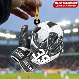 Personalized Goal Keeper Christmas Ornament