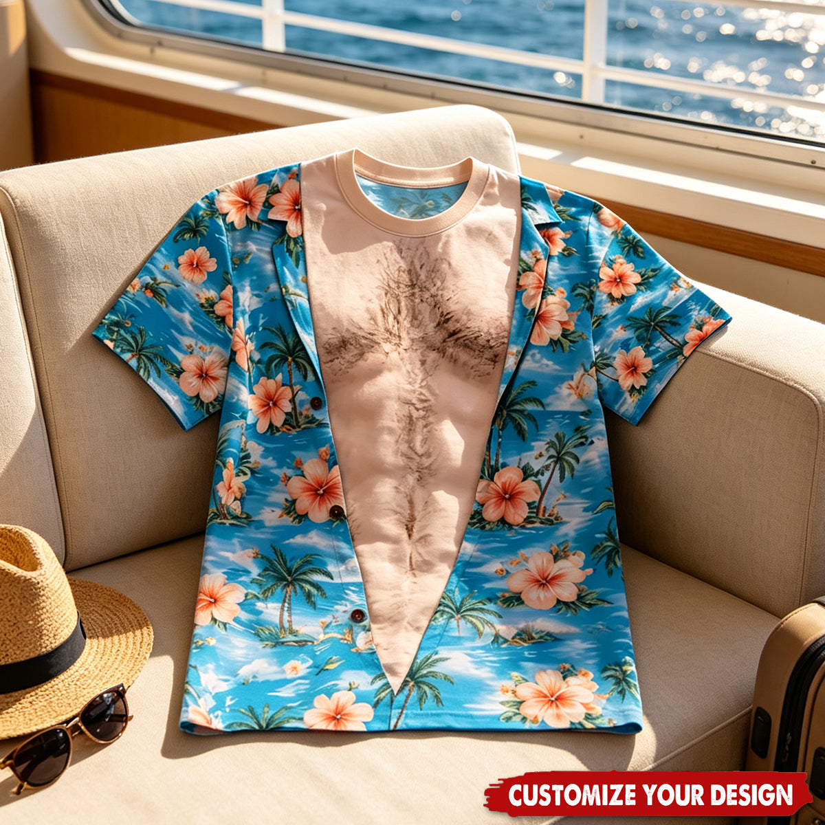 Custom Funny T-shirt - Personalized Summer Vacation And Travel Gifts For Men - Too Hot To Handle