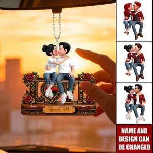 Personalized Ornament - Eternal Love Couple Together - Anniversary Gift For Couple