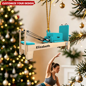 Custom Pilates Equipment Ornament, Unique Gift For Pilates Instructor & Lover
