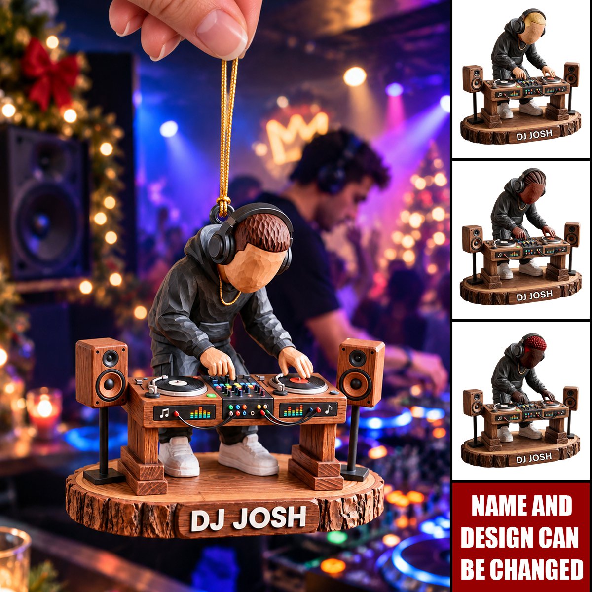 DJ Acrylic Ornament - Personalized Gifts For Christmas