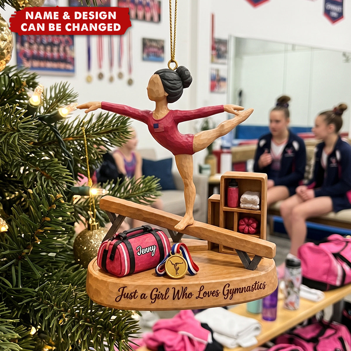 Beauty In Every Leap Christmas Ornament - Personalized Gifts For Gymnastics Lovers