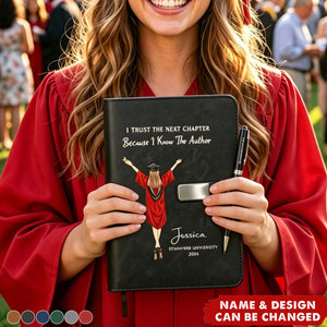 Graduation Gift For Her Him - Personalized Notebook Set