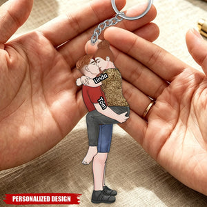 Personalized Acrylic Keychain – Couple Gift – Engrave Your Love Messages