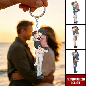 Personalized Acrylic Keychain – Couple Gift – Engrave Your Love Messages