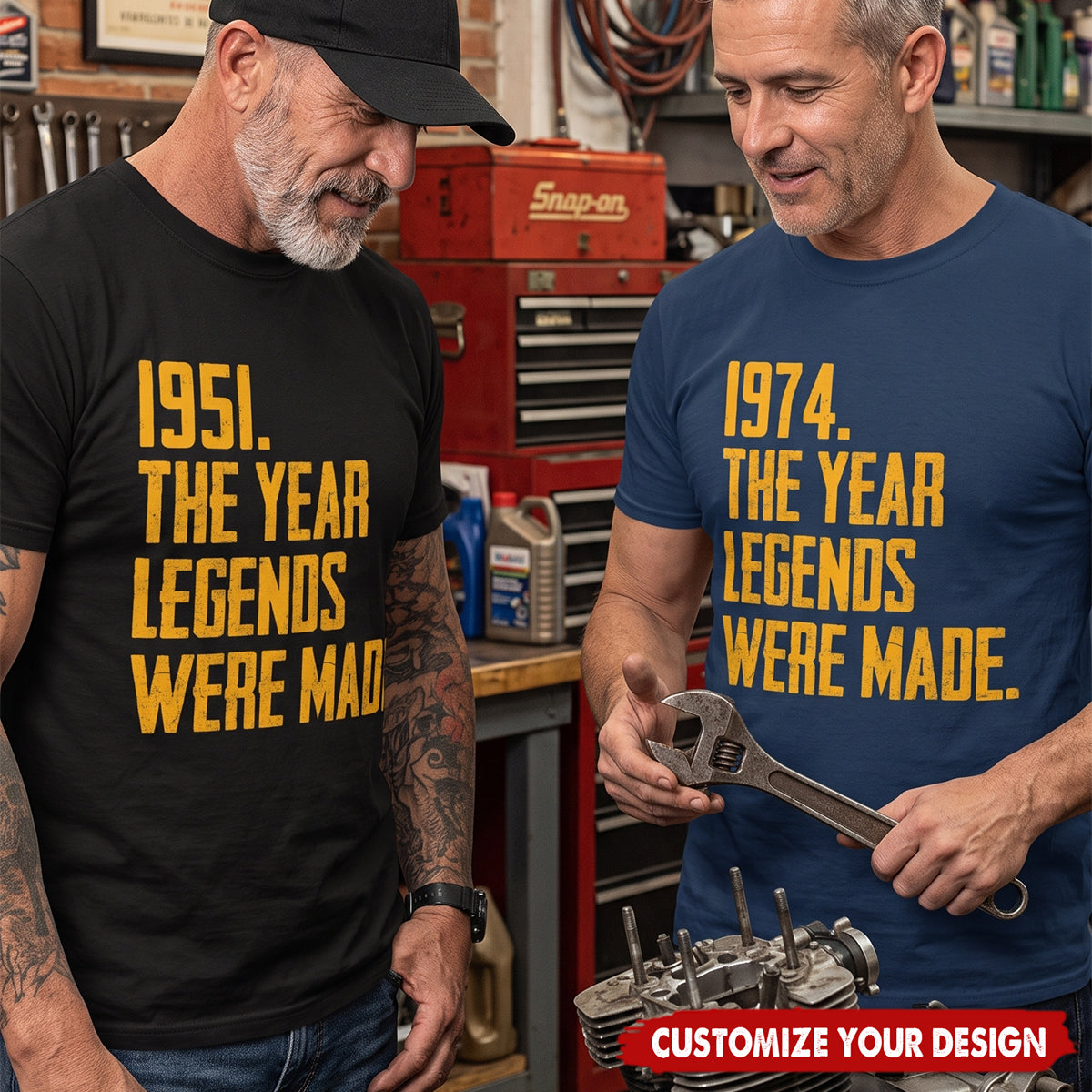 The Year Legends Were Made - Gifts For Him, Dad, Husband, Grandpa - Personalized Shirt