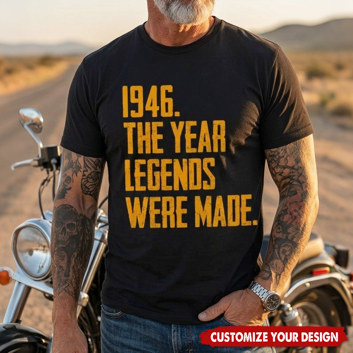 The Year Legends Were Made - Gifts For Him, Dad, Husband, Grandpa - Personalized Shirt