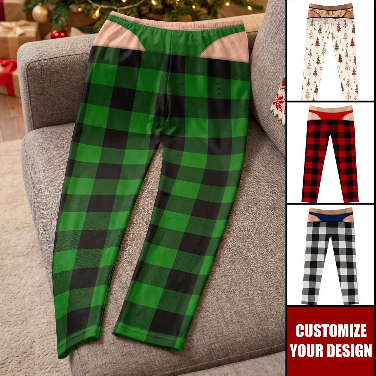 Custom Funny Pajama Pants - Personalized Christmas Birthday Gifts - Oops That Was My Last Layer