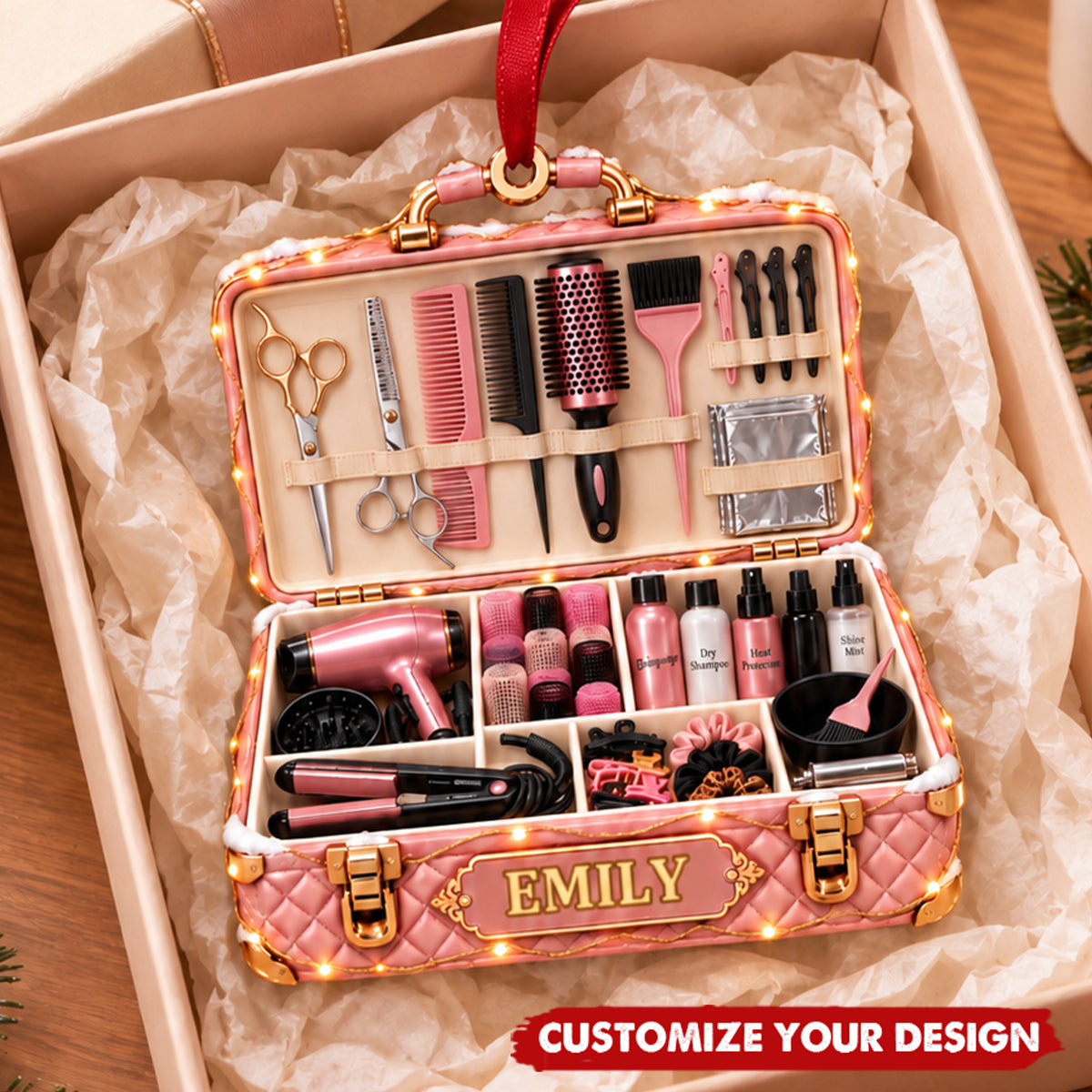 Hairstylist Christmas Ornament - Personalized Gifts for Christmas