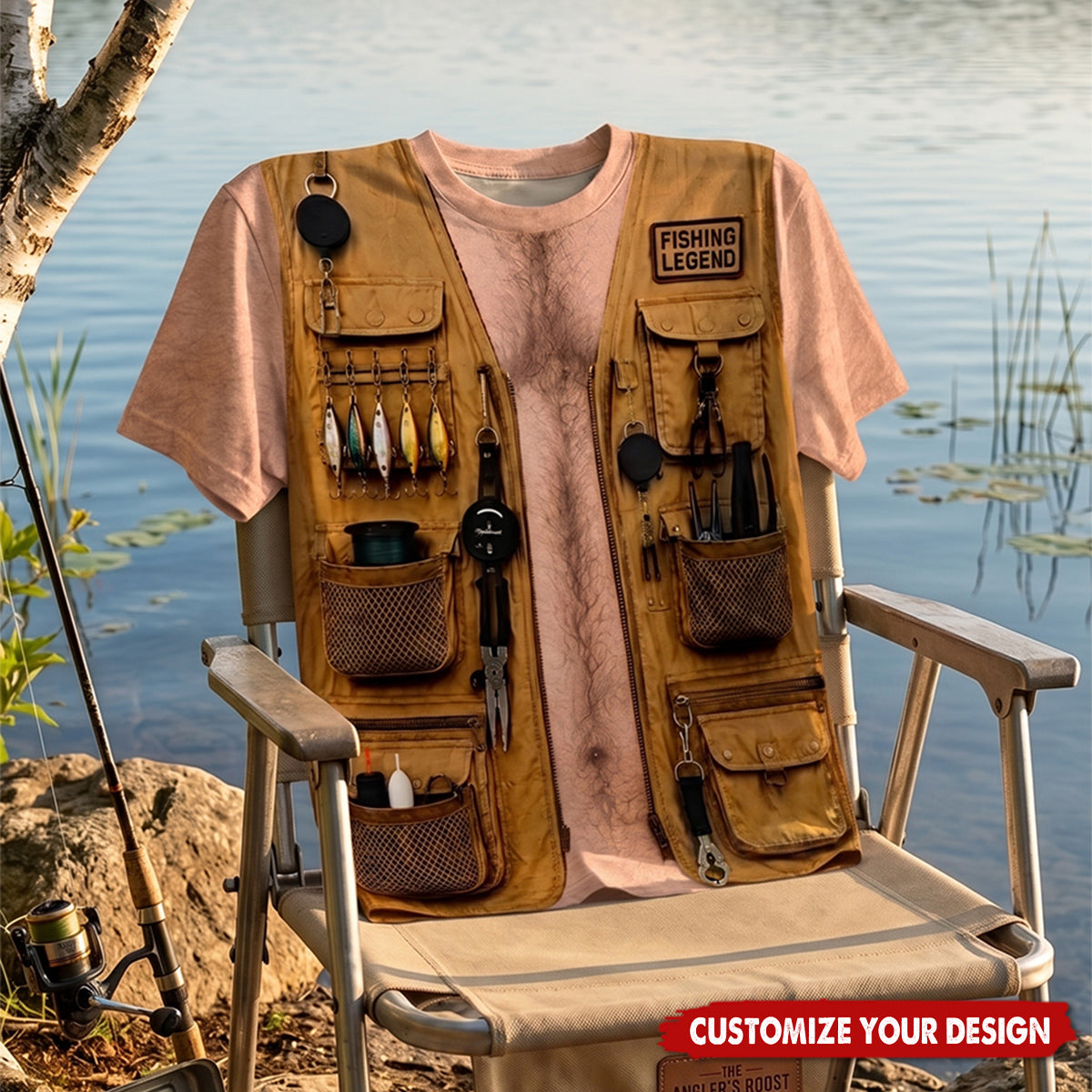 Custom Funny T-shirt - Personalized Birthday Fishing Gifts For Men, Fisherman - No Fish Can Resist This Look
