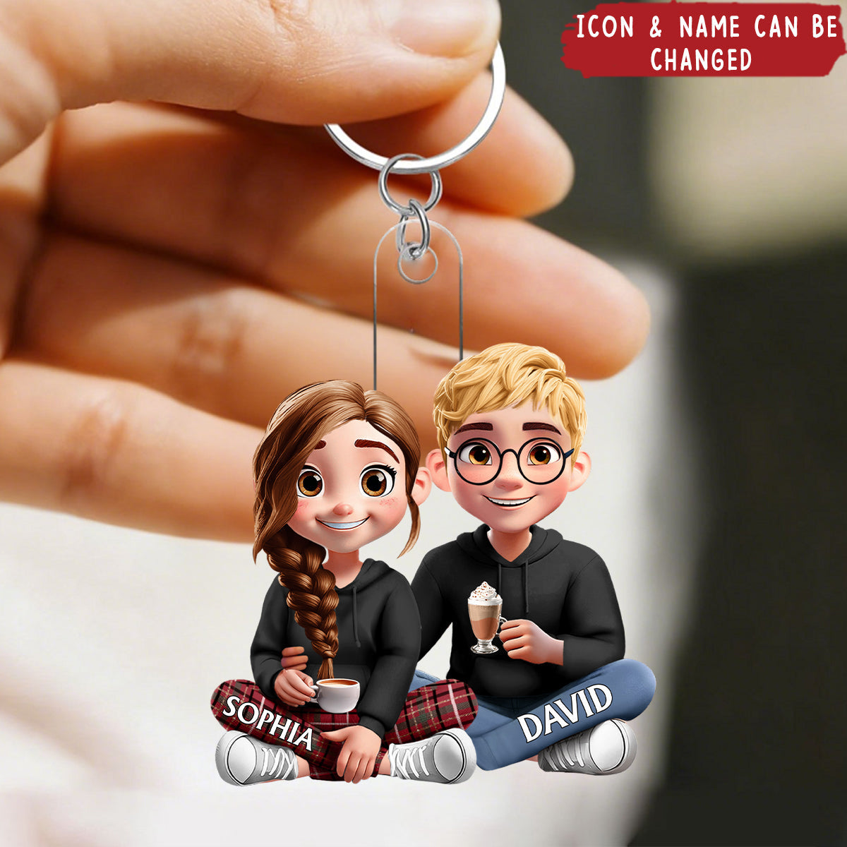 Couple Choose You To Be My Husband - Personalized Acrylic Keychain
