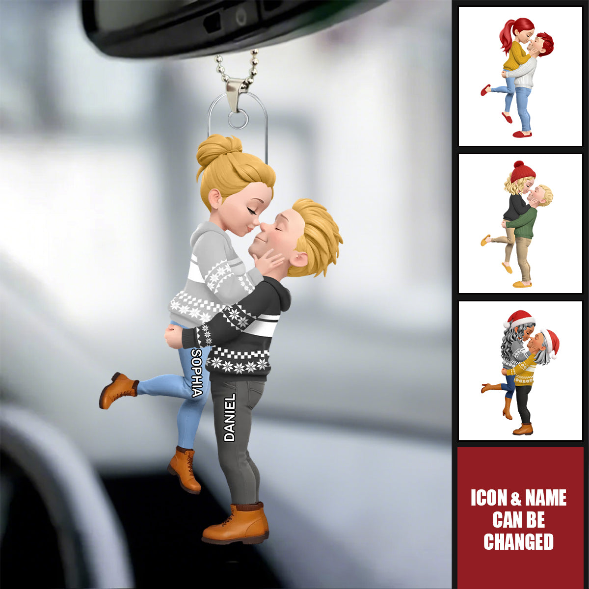 You And Me We Got This - Personalized Acrylic Car Ornament