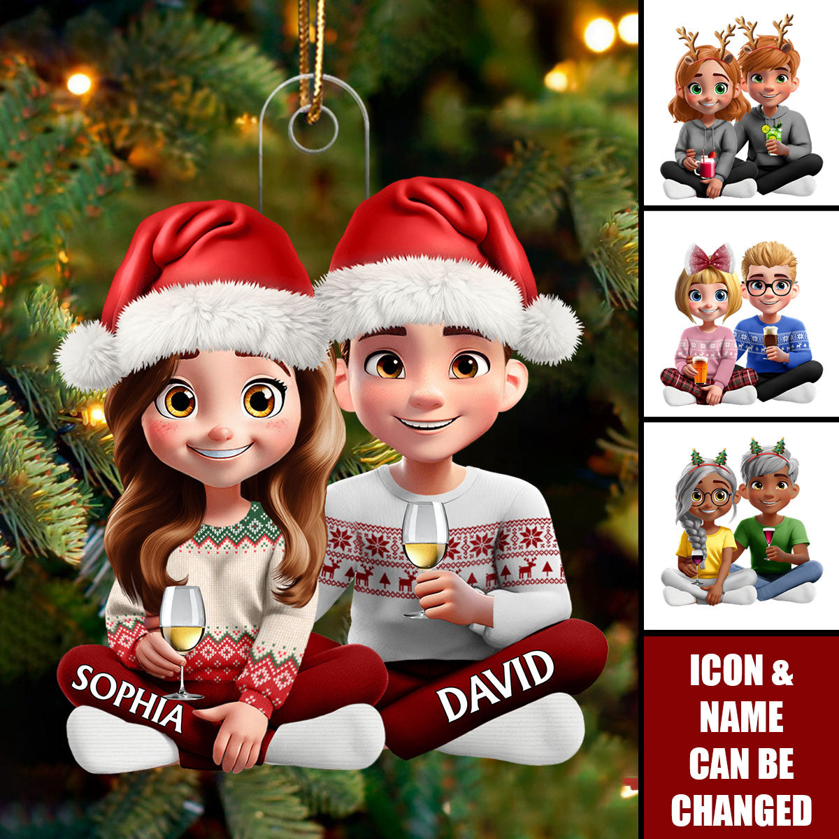 Couple Choose You To Be My Husband  - Personalized Acrylic Ornament