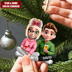 Couple Choose You To Be My Husband  - Personalized Acrylic Ornament