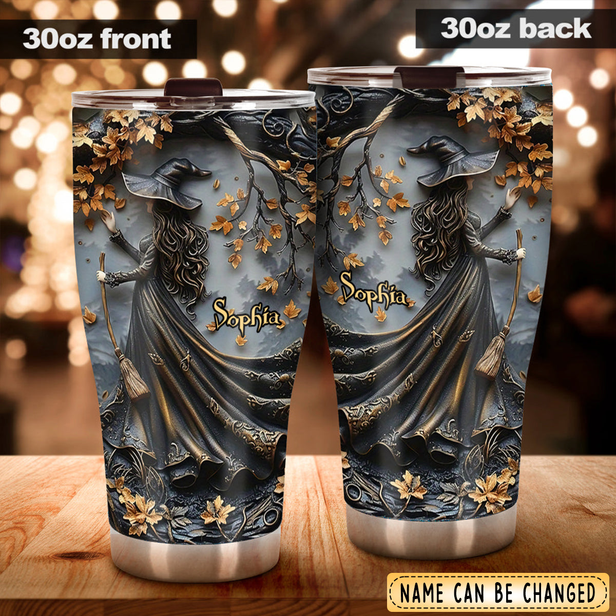 Beautiful Witch - Personalized Witch Tumbler