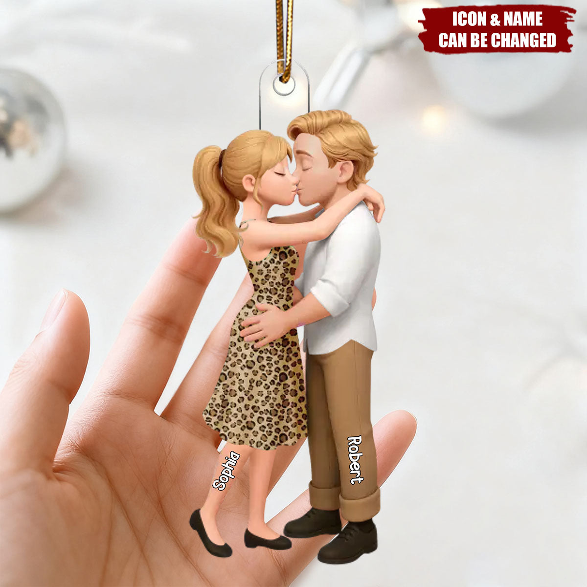 Together We Build Forever - Personalized Acrylic Ornament