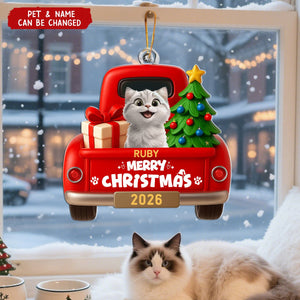 Merry Christmas Pet Lovers - Personalized Acrylic Ornament