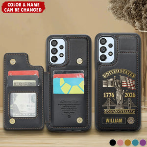 250th Anniversary - Personalized Wallet Phone Case
