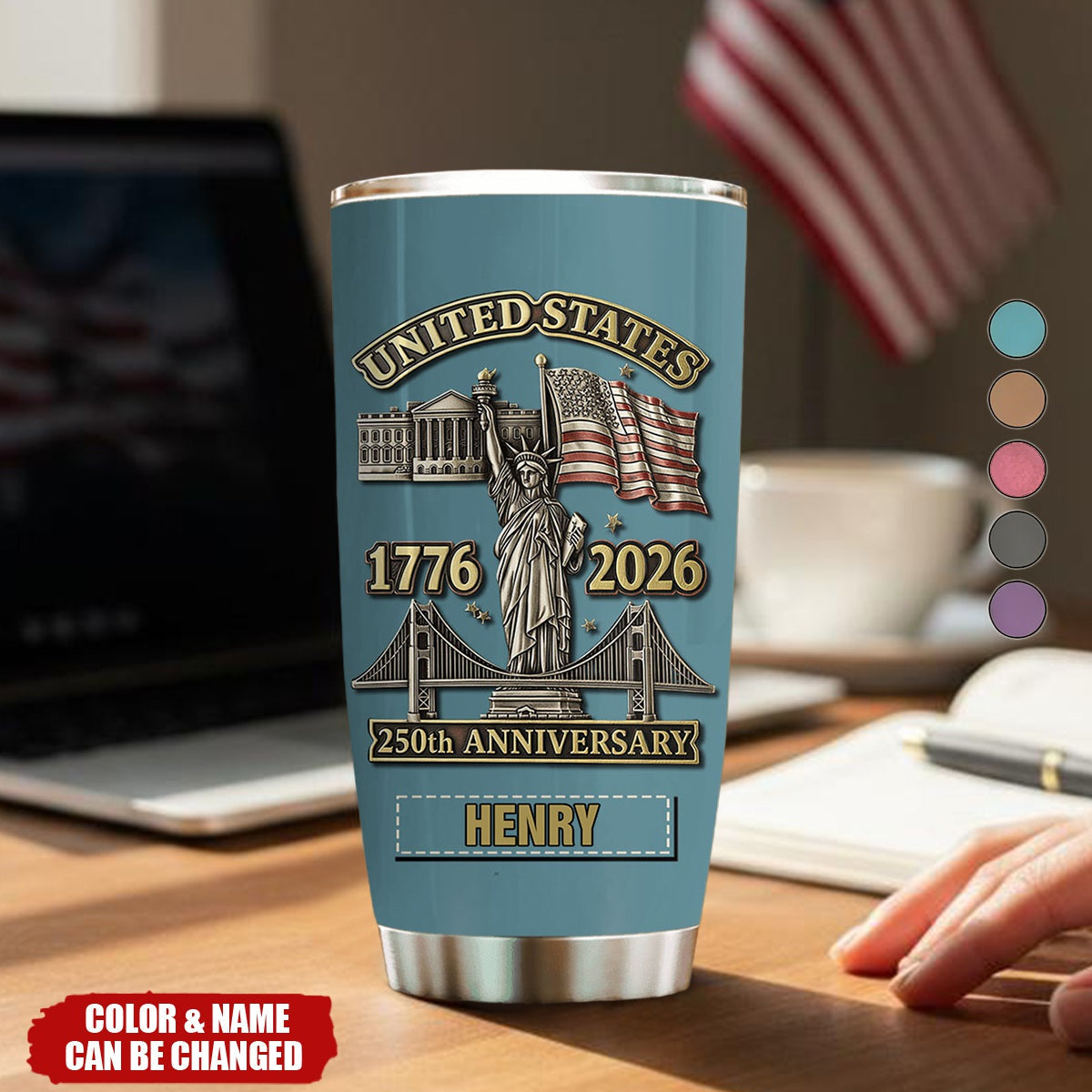 250th Anniversary - Personalized Tumbler