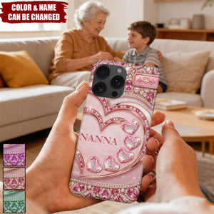 Custom Phone Case - Personalized Mother's Day Birthday Gifts For Mom, Grandma - A Keepsake Of Her Happiness