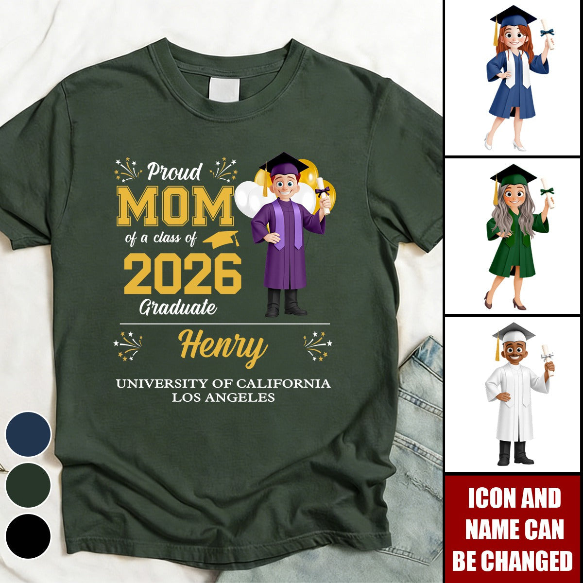 Family Matching Graduation - Personalized Shirt