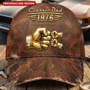 Personalized Classic Dad Limited Edition Cap-  Father's Day Gift For Dad, Grandpa